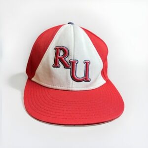 Radford University Highlanders Cap Fitted Red Hat 7 1/4 Embroidered Flat Brim‎